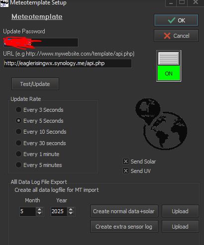 Weather Display MeteoTemplate config